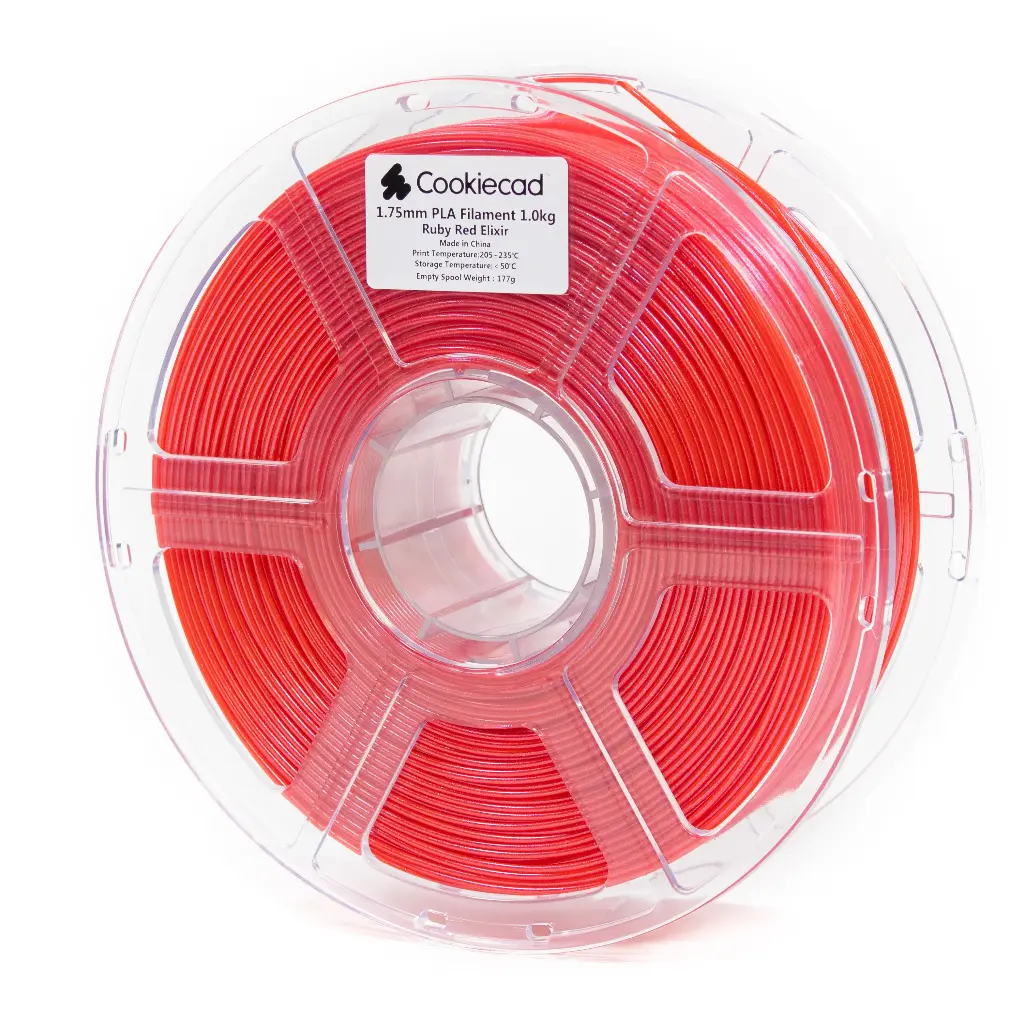 CookieCad PLA Ruby Red Elixir- 1KG 1.75MM