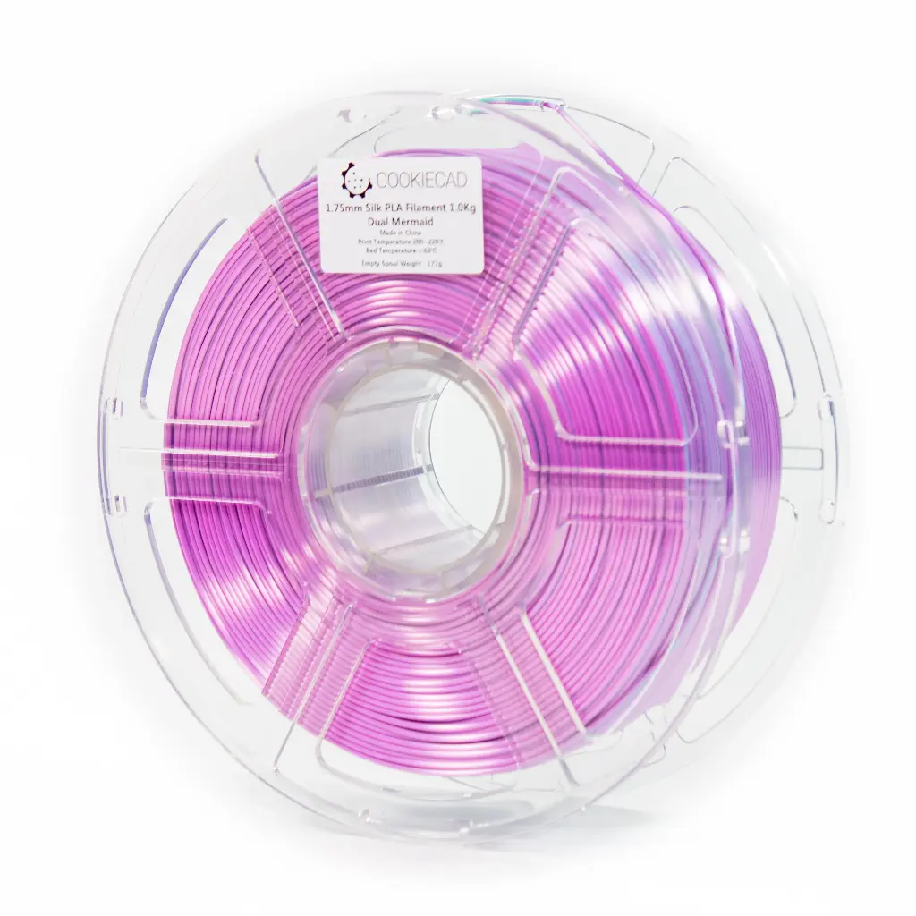 CookieCad PLA Silk Dual Mermaid- 1KG 1.75MM 