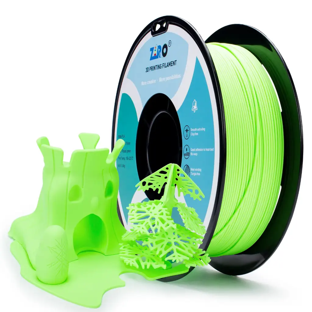 Ziro Matte PLA Pastel Green - 1KG 1.75MM  