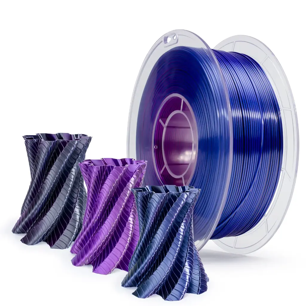 Ziro Triple Color Silky PLA Indigo Satin - 1KG 1.75MM