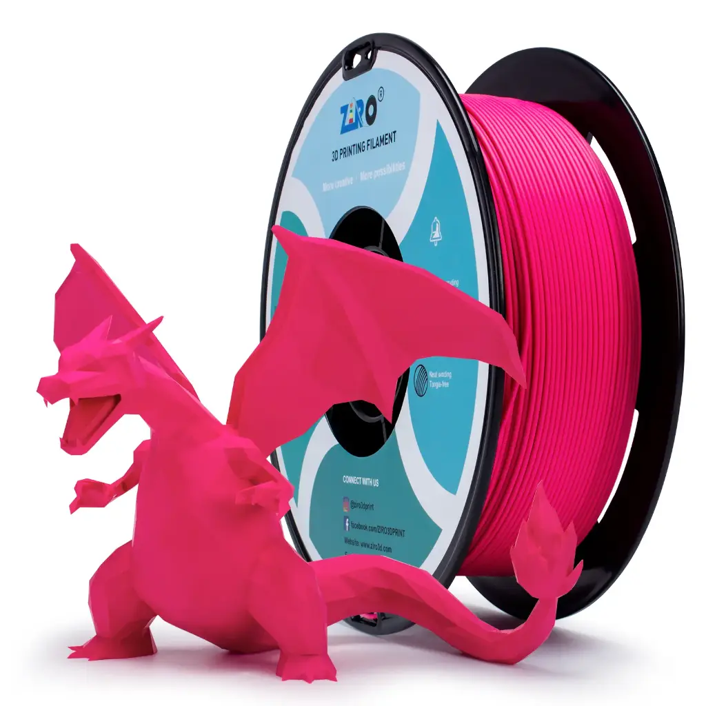 Ziro Matte PLA Rose - 1KG 1.75MM