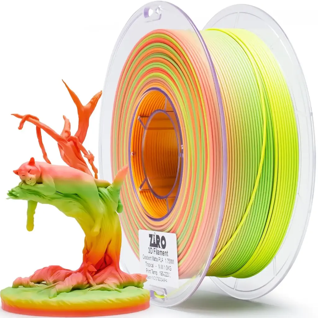 Ziro Gradient Matte PLA Tropical - 1KG 1.75MM