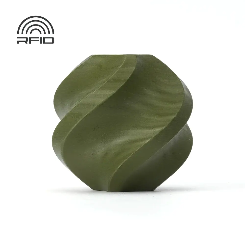 Bambu Matte PLA Dark Green REFILL- 1KG 1.75MM