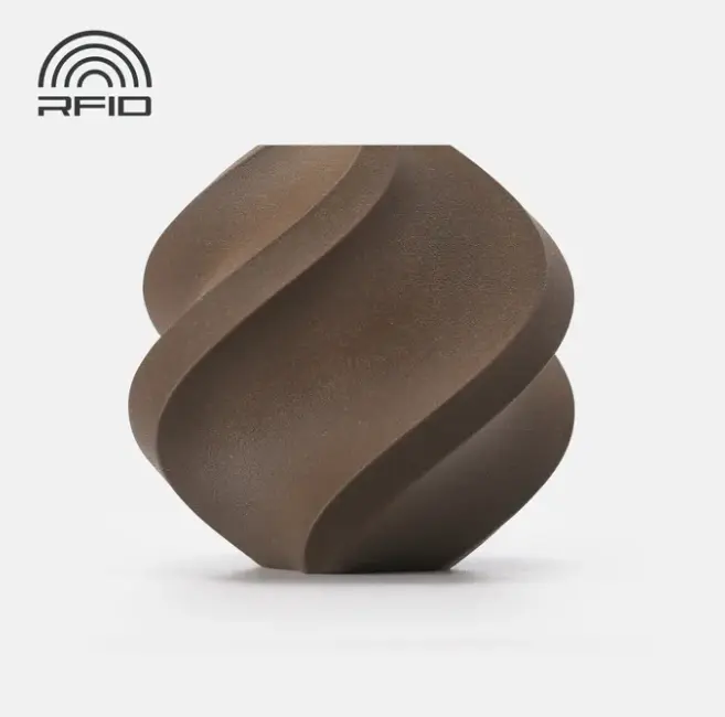 Bambu Wood PLA Black Walnut- 1KG 1.75MM