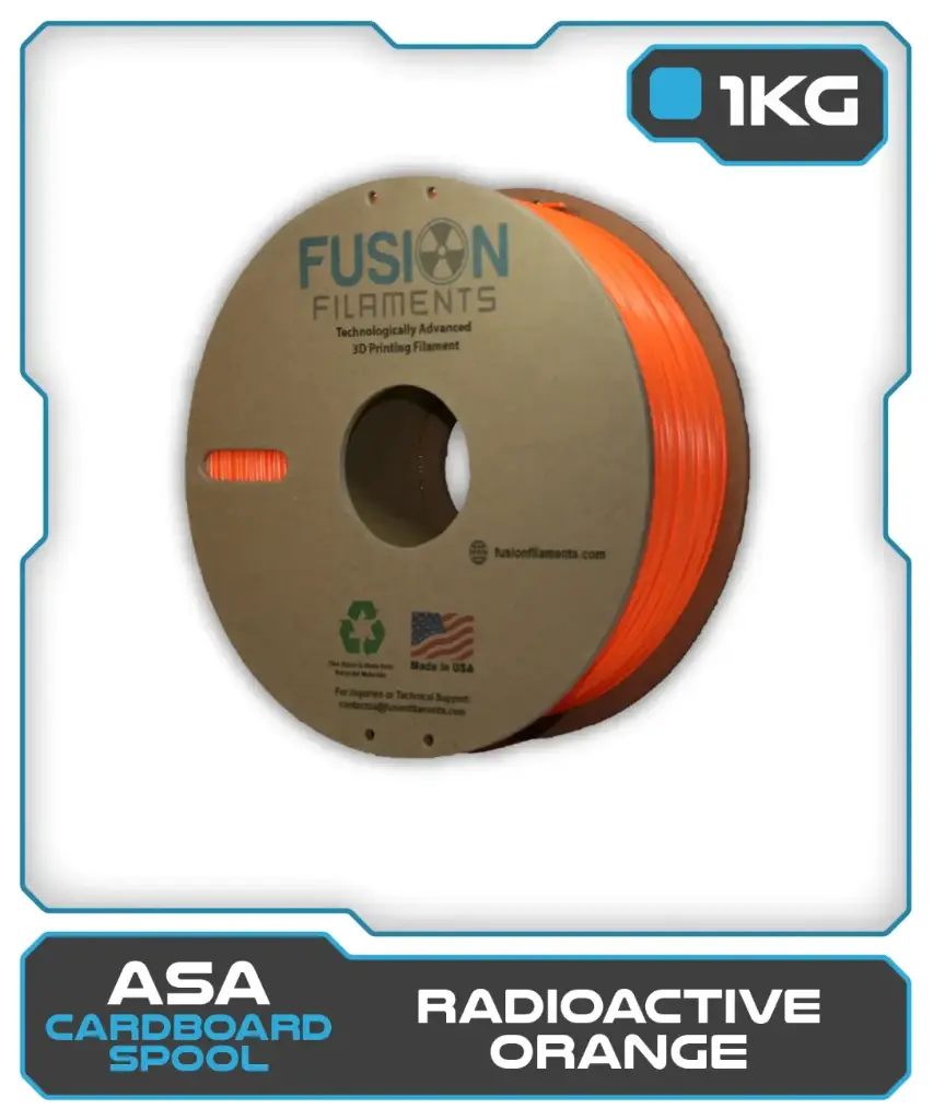 Fusion ASA Radioactive Orange- 1KG 1.75MM