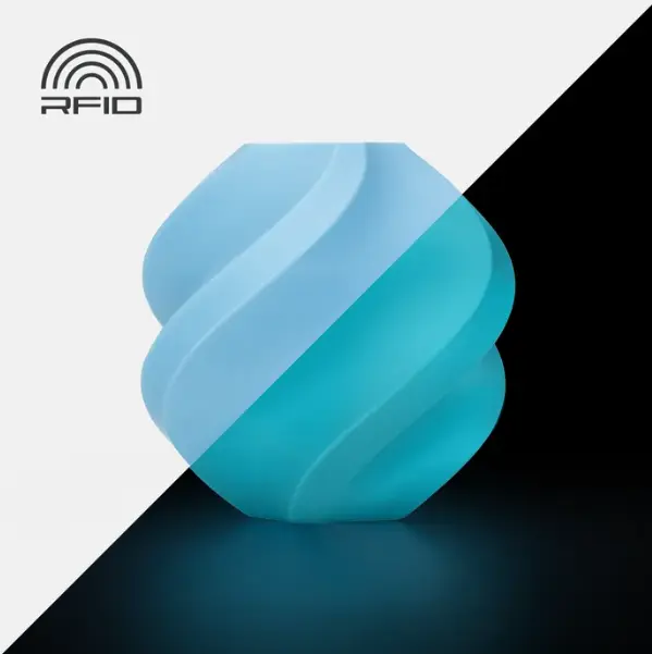 Bambu PLA Glow Blue- 1KG 1.75MM