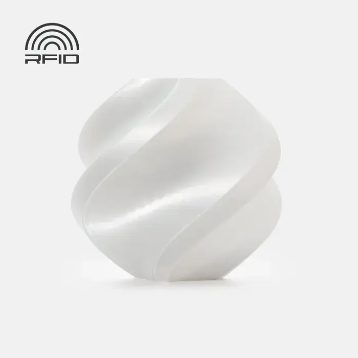Bambu Silk PLA White- 1KG 1.75MM 