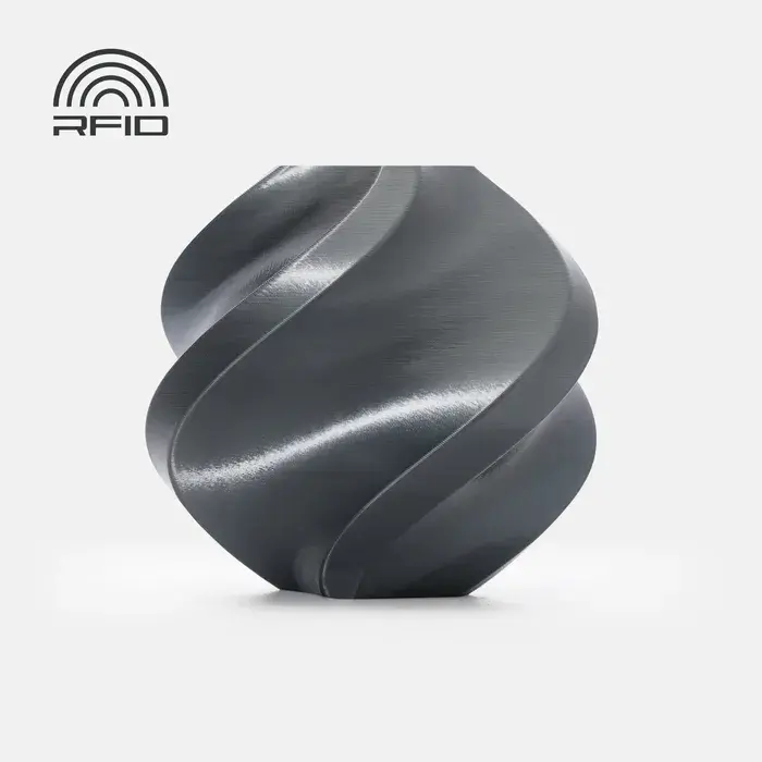 Bambu Silk PLA Titan Gray- 1KG 1.75MM  