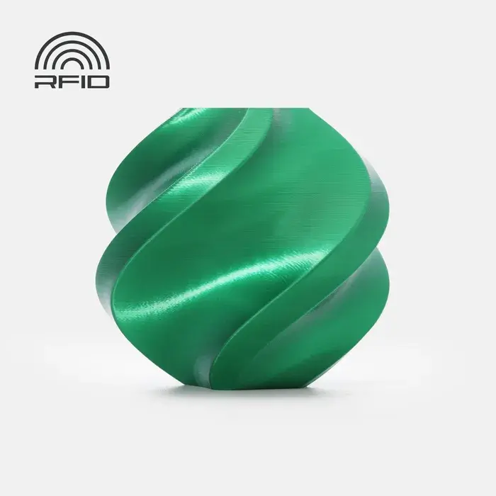 Bambu Silk PLA Candy Green- 1KG 1.75MM  