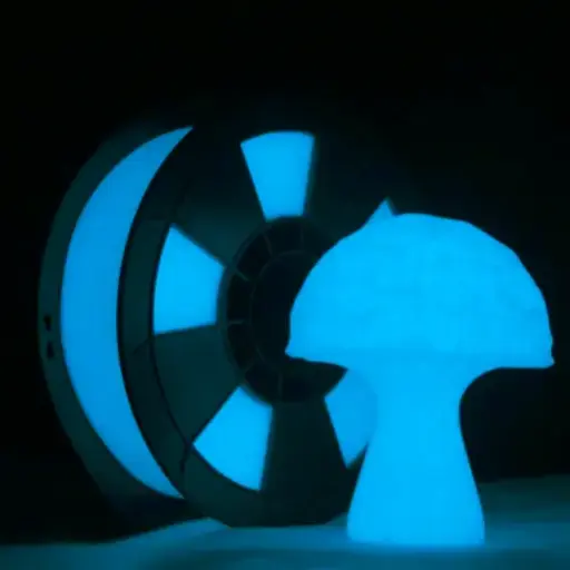 Ziro Glow in the Dark PLA Blue - 1KG 1.75MM    