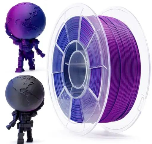 Ziro Triple Color Matte PLA Indigo Space - 1KG 1.75MM  