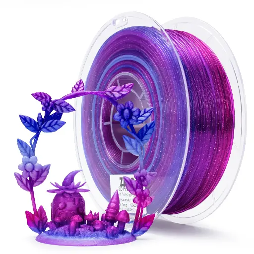 Ziro Gradient Twinkling PLA Flower-Lavender- 1KG 1.75MM 