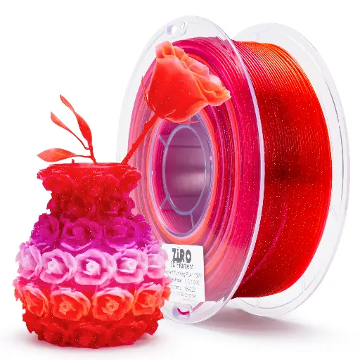Ziro Gradient Twinkling PLA Flower-Rose- 1KG 1.75MM