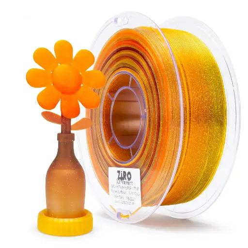 Ziro Gradient Twinkling PLA Flower-Sunflower- 1KG 1.75MM