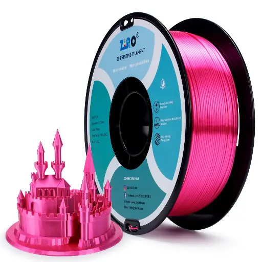 Ziro Silky PLA Rose  - 1KG 1.75MM    