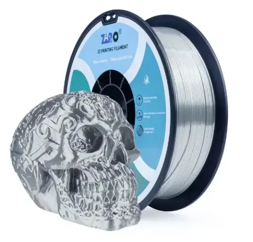 Ziro Silky PLA Silver  - 1KG 1.75MM   
