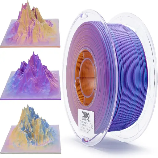 Ziro Triple Color Matte PLA Purple Sunset - 1KG 1.75MM