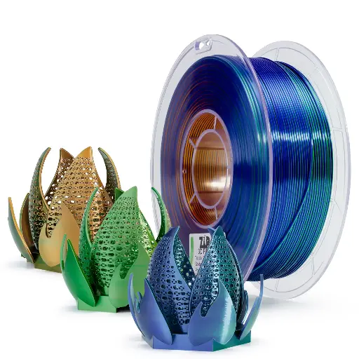 Ziro Triple Color Silky PLA Golden Oasis - 1KG 1.75MM 