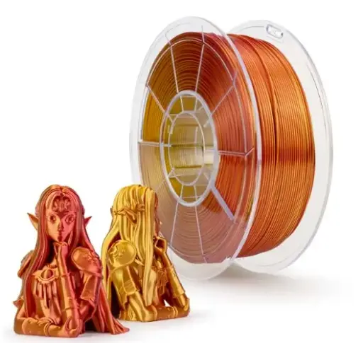 Ziro Triple Color Silky PLA Red & Gold - 1KG 1.75MM