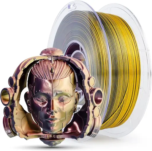 Ziro Triple Color Silky PLA Steampunk - 1KG 1.75MM
