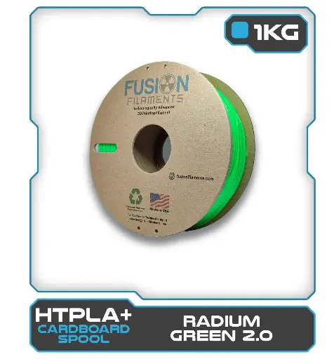 Fusion HTPLA Radium Green 2.0- 1KG 1.75MM