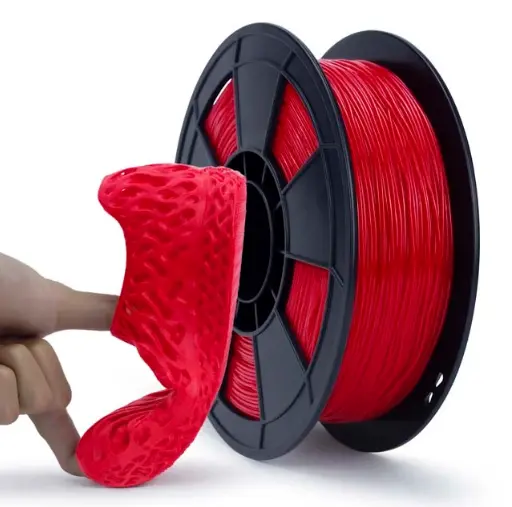 Ziro Flexible TPU Red- 1KG 1.75MM