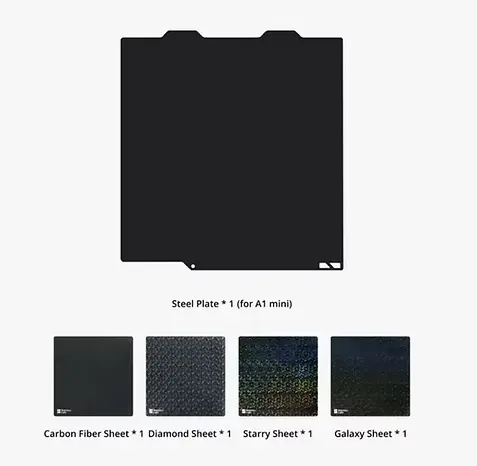 Bambu 3D Effects Sheets Combo with Plate (A1 Mini)