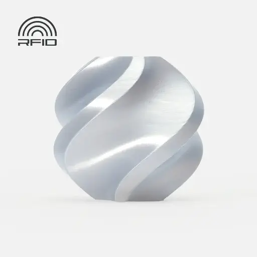 Bambu Silk PLA Silver- 1KG 1.75MM