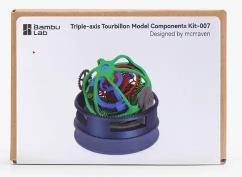 Bambu Triple-axis Tourbillon Model Components Kit