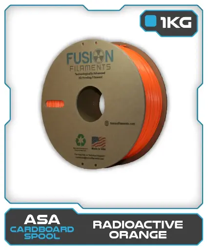 Fusion ASA Radioactive Orange- 1KG 1.75MM