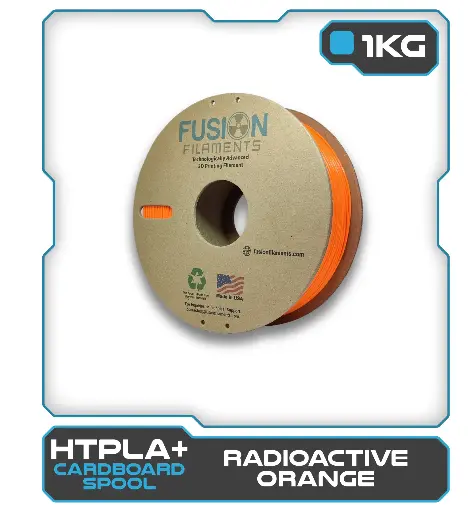 Fusion HTPLA Radioactive Orange- 1KG 1.75MM