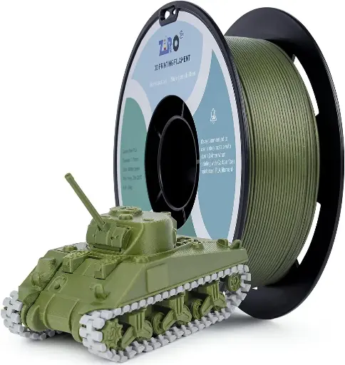 Ziro Carbon Fiber PLA Military Green- 1KG 1.75MM